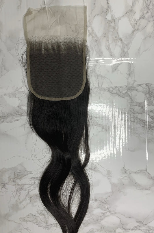 5x5 Raw Indian Closure (PRE-ORDER)