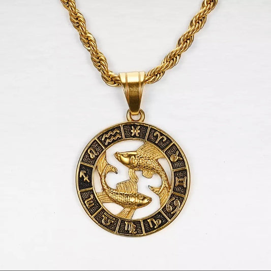 Men’s Zodiac Pendent Necklace