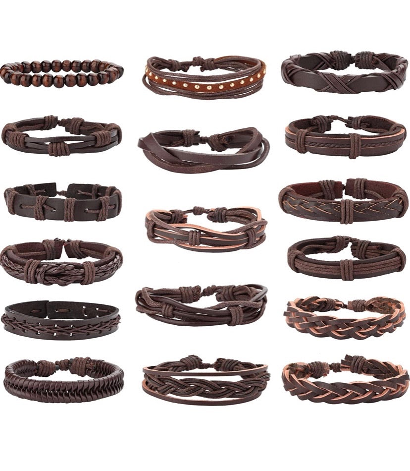Men’s Braided Bracelet (includes 2  pre-selected pieces)