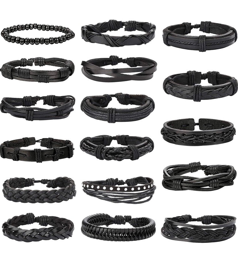 Men’s Braided Bracelet (includes 2  pre-selected pieces)